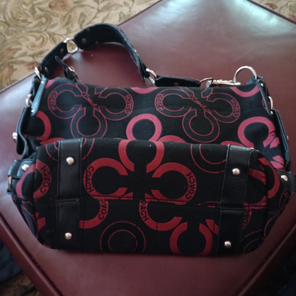 COPY - Coach Black and Red Women's Bag - Picture 2 of 9